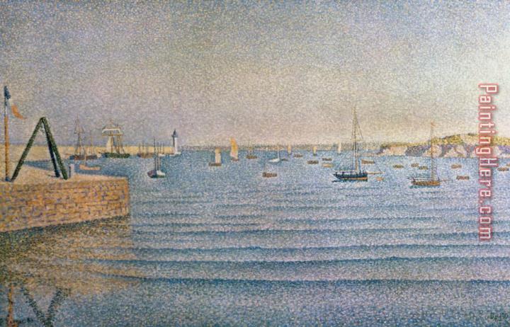 Paul Signac The Harbour at Portrieux